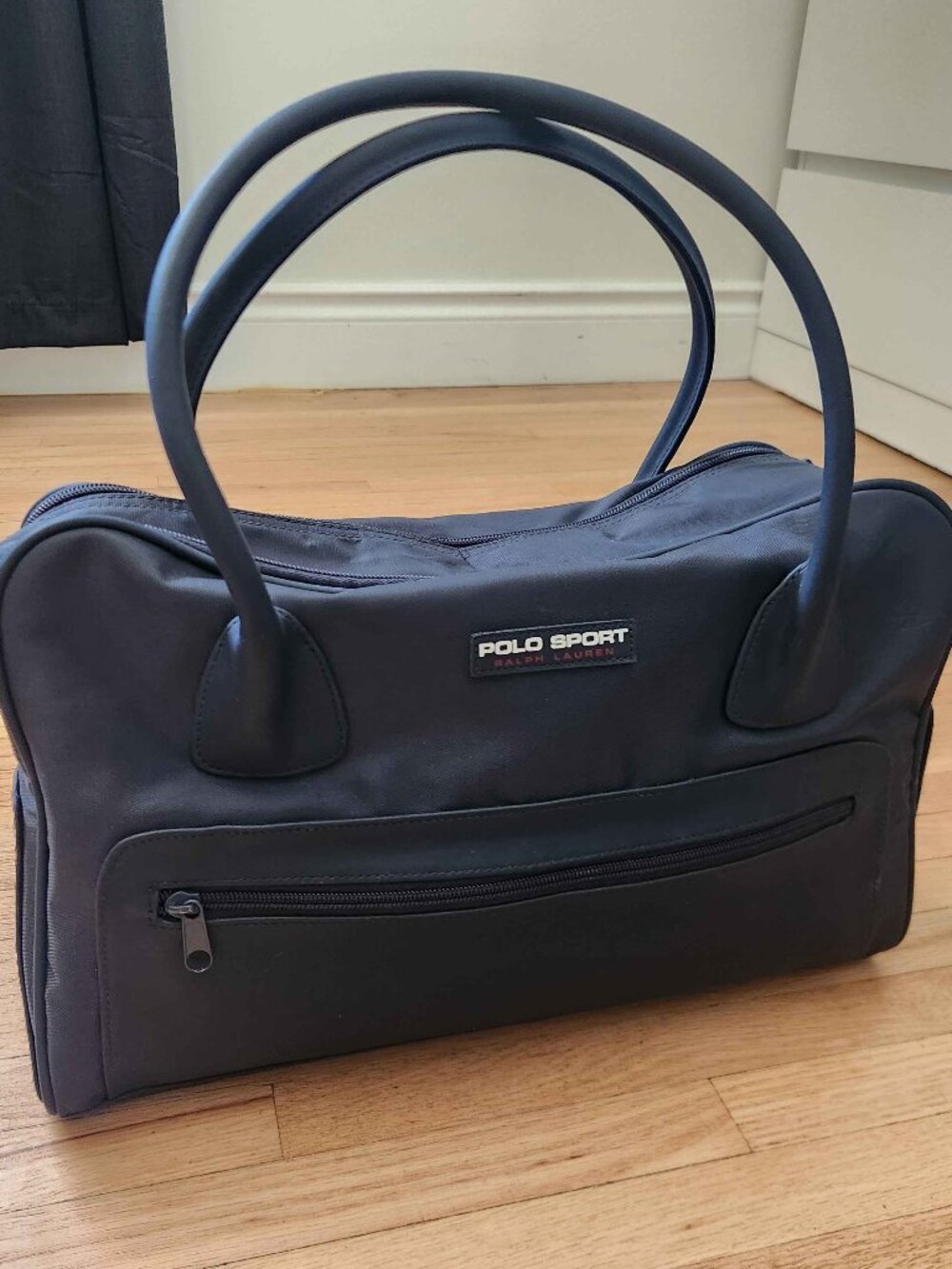 Ralph Lauren Polo Sport Bag - Navy Blue - Briefcase Messenger Laptop Bag